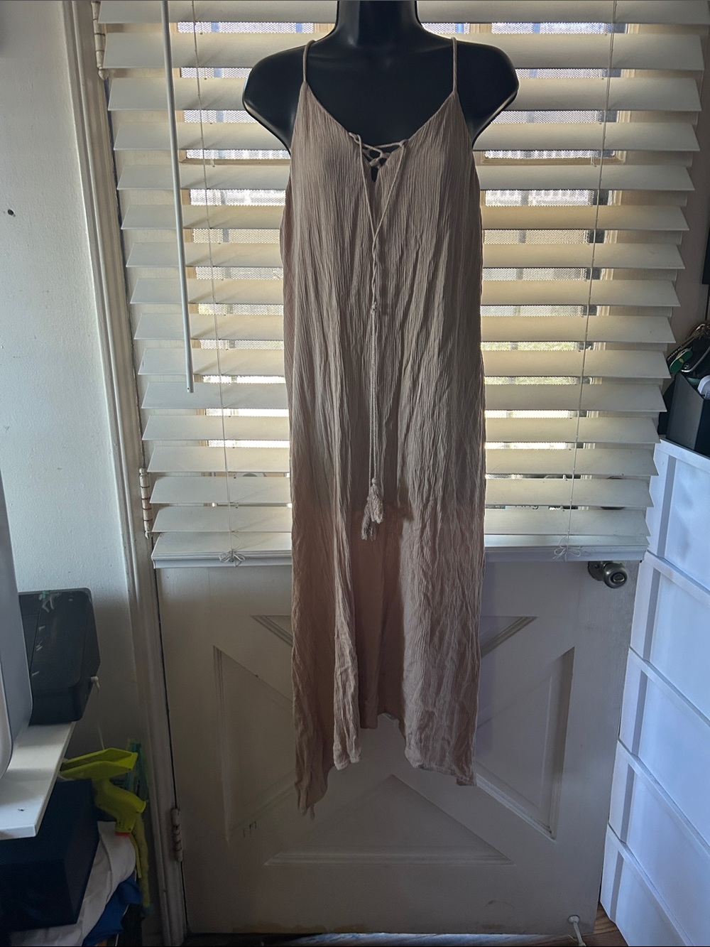 Ambiance Women's Beige/Cream Lingerie Top